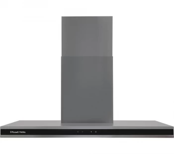 Image of Russell Hobbs RHGCH903DS 90cm T Shaped Chimney Cooker Hood