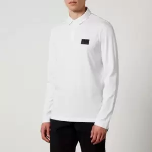 Image of Armani Exchange Cotton-Jersey Polo Shirt - M