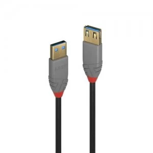 Image of Lindy 36761 USB cable 1m 3.2 Gen 1 (3.1 Gen 1) USB A Black