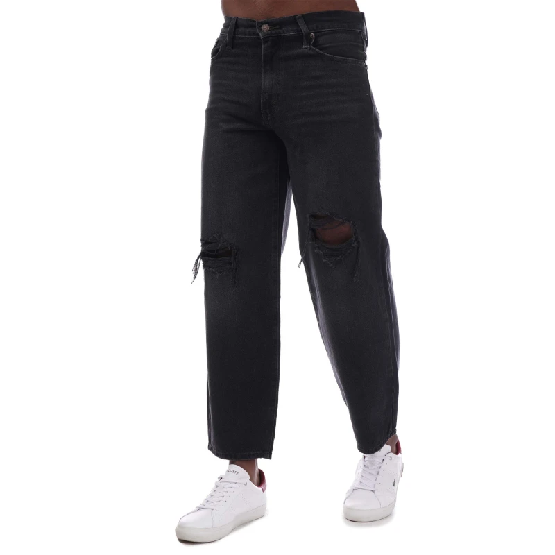 Image of Levis Baggy Dad Jeans - Black 24 L32