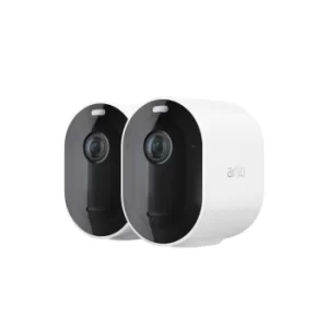 image of Arlo Pro4 Pack of 2 White Smart Secuirty Camera Kit