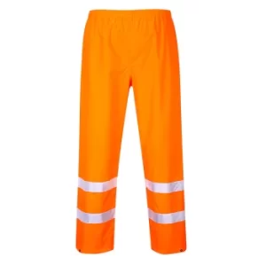 Image of Oxford Weave 300D Class 1 Hi Vis Trousers Orange 3XL 32"