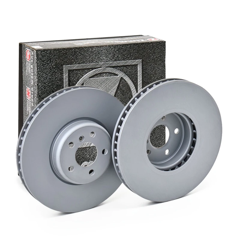 Image of ZIMMERMANN 150.2937.20 Brake disc Front Axle Right, internally vented, Coated, High-carbon Brake Disc (82)