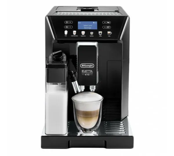 image of DeLonghi Eletta Cappuccino Evo ECAM46.860.B Bean to Cup Coffee Maker