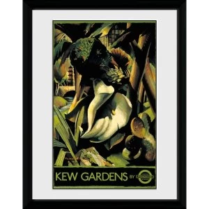 Image of Transport For London Kew Gardens 2 12" x 16" Framed Collector Print