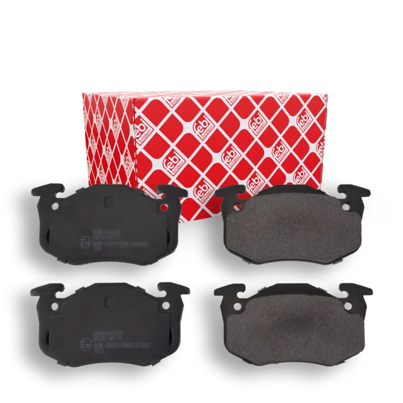 Image of FEBI BILSTEIN 16236 Brake pad set Front Axle, prepared for wear warning indicator Brake Pad Set,disc brake (402)
