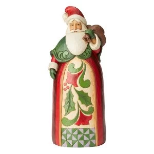 Image of Santa with Bag Figurine
