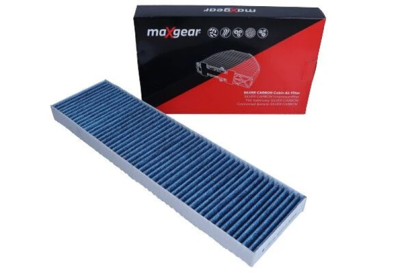 Image of MAXGEAR 26-1805 Pollen filter SILVER CARBON with anti-allergic effect Filter,interior air (424)