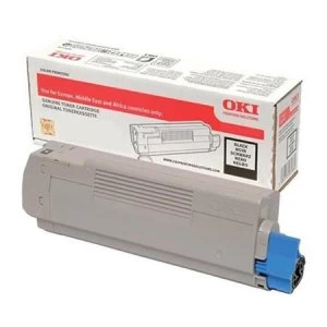 image of OKI 46508716 Black Laser Toner Ink Cartridge