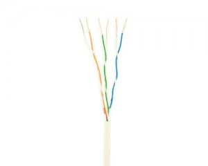 Image of Labgear 3 Pair 6 Core Round White CW1308 Telephone Cable - 50 Meter