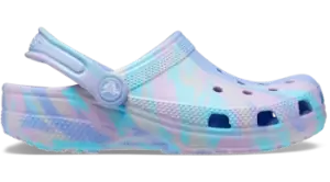 image of Crocs Classic Marbled Clogs Kids Moon Jelly / Multi C13