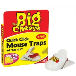 Image of STV The Big Cheese Quick Click Mouse Traps Pack of 2
