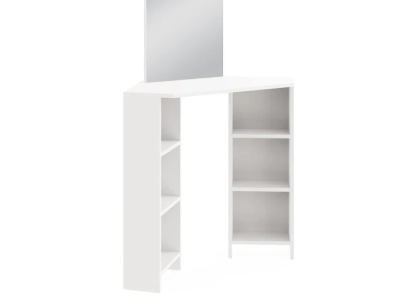 Image of GFW Frances Corner Dressing Table White White