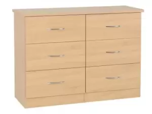 Image of Seconique Nevada Sonoma Oak 33 Drawer Chest of Drawers