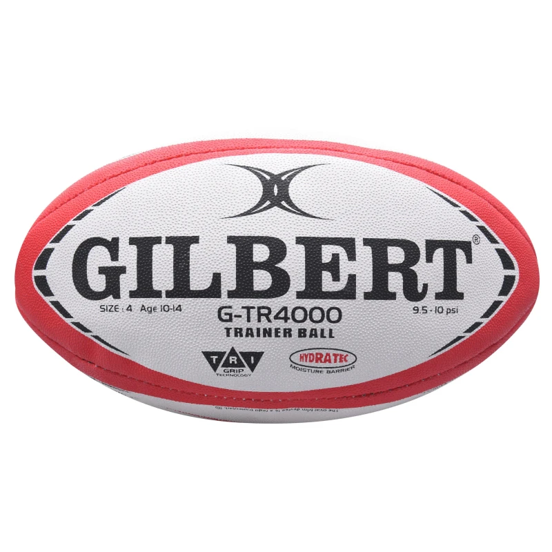 Image of Gilbert GTR4000 Rugby Training Ball - White White Size 5