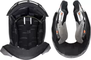 Image of LS2 FF399 Valiant Inner Lining & Cheek Pads, black, Size L, black, Size L