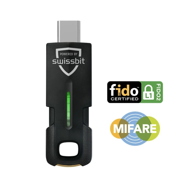 Image of Swissbit iShield Key 2 FIDO2 MIF USB-C