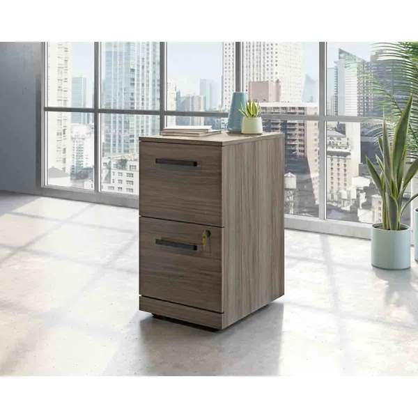 image of Affiliate 2 Drawer Mobile Pedestal Hudson Elm Finish - 5427872 -