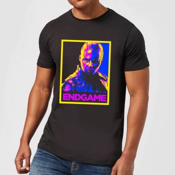 Image of Avengers Endgame Nebula Poster Mens T-Shirt - Black - 3XL - Black