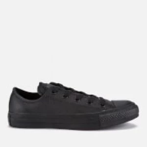 Image of Converse Chuck Taylor All Star Ox Trainers - Black Mono - UK 10