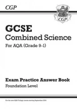 Image of GCSE Combined Science AQA Answers for Exam Practice Workbook - Foundation by CGP Books