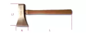 Image of Beta Tools 1703 BA/A Spark-Proof Axe L: 340mm L1: 145mm A: 82mm 017030082