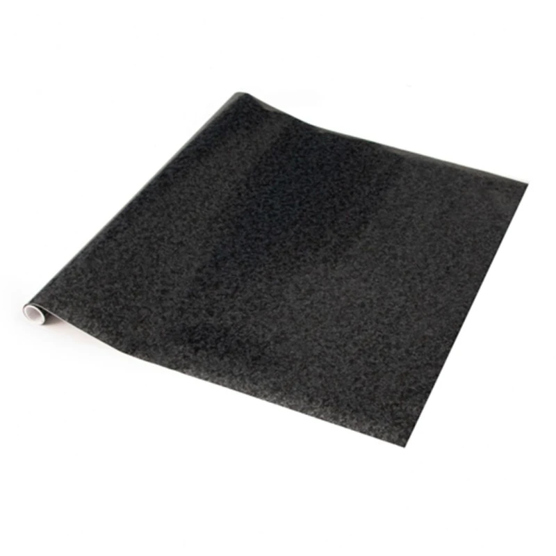 Image of D-C-Fix Granite Black Self Adhesive Vinyl Wrap Film Size: 675mm x 10000mm Black Unisex 675mm x 10000mm