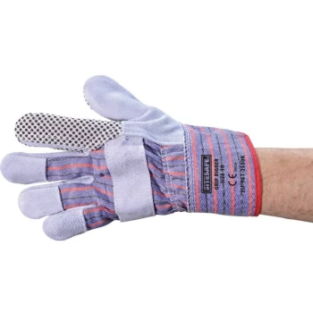 image of Sitesafe Standard Rigger Gloves with Maxi-grip - Size 10