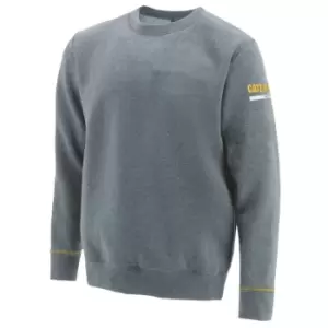 Image of Essentials Crew Neck Sweat Shirts Dark/Heather XL