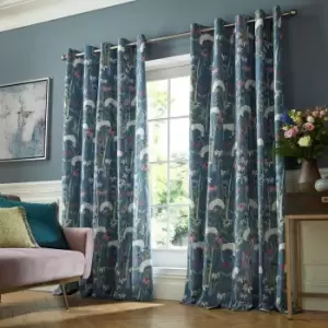 Image of Voyage Maison Hermione Curtains, 229 x 229cm, Indigo