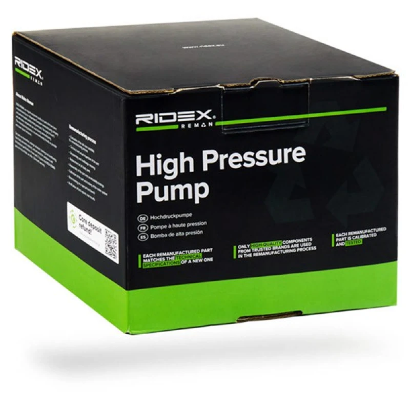Image of RIDEX REMAN High pressure fuel pump RIDEX REMAN 3918H0066R
