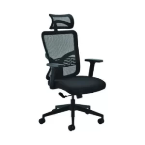 image of Arista Vienna Chair 650x650x1090-1275mm Black KF90894