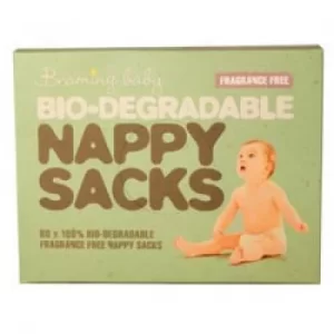 image of Beaming Baby Bio-Degradable Nappy Sacks Fragrance Free 60s