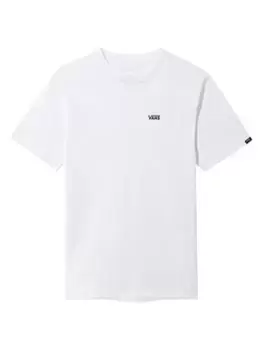 Image of Boys, Vans Left Chest Kids T-Shirt - White, Size 14 Years=Xl