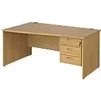 Image of Dams International Wave Desk MP16WLP3O 1,600 x 725 x 800 - 990 mm