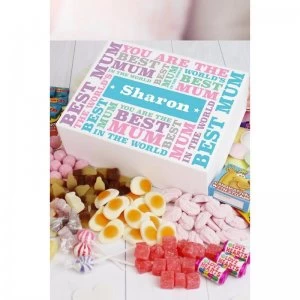 image of Personalised Best Mum Deluxe Sweet Box