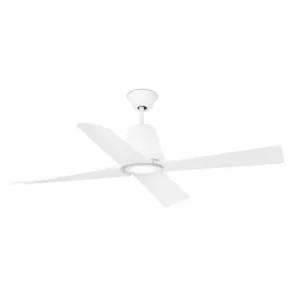 image of Typhoon LED White Ceiling Fan with DC Motor, 3000K