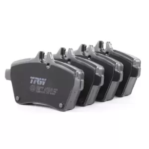 Image of TRW Brake pad set GDB1630 Brake pads,Brake pad set, disc brake MERCEDES-BENZ,A-Klasse (W169),B-Klasse (W245)
