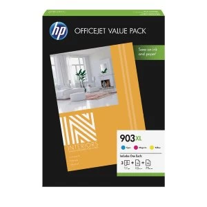 Image of HP 903XL Tri Colour Ink Cartridge
