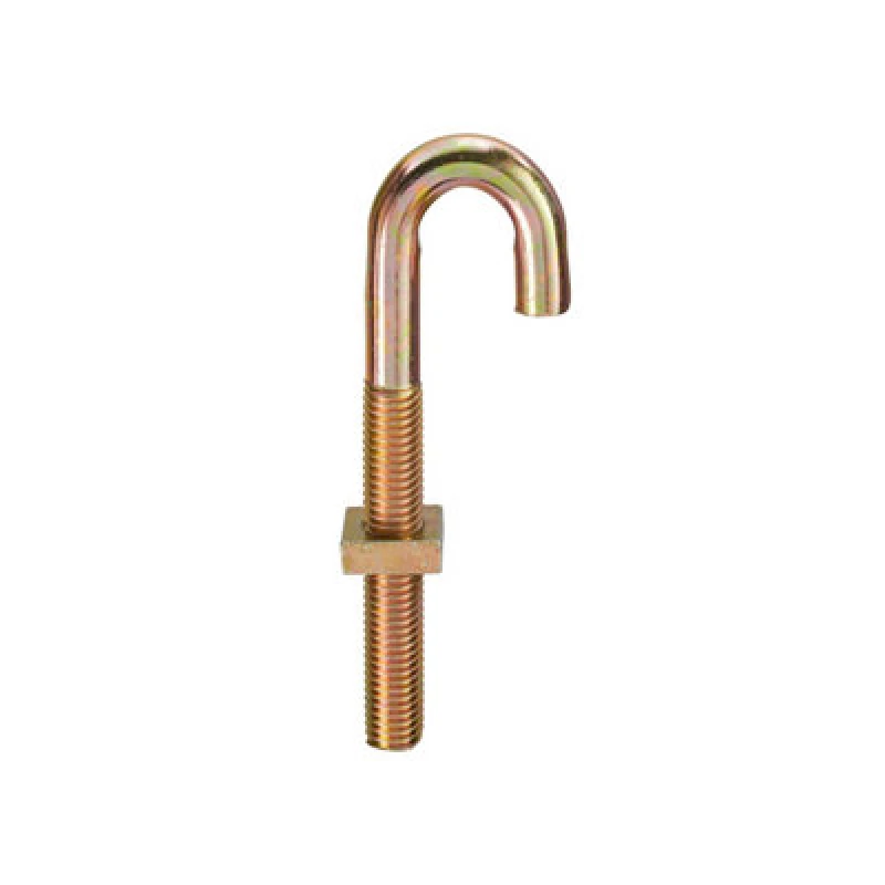Image of Unifix Hook Bolts And Nuts Zyp - M8X60 - Hbn08 060 - Box Of 100