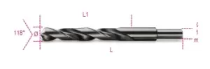 Image of Beta Tools 412A HSS Entirely Ground Burnished Twist Drill 13.5mm 004120202