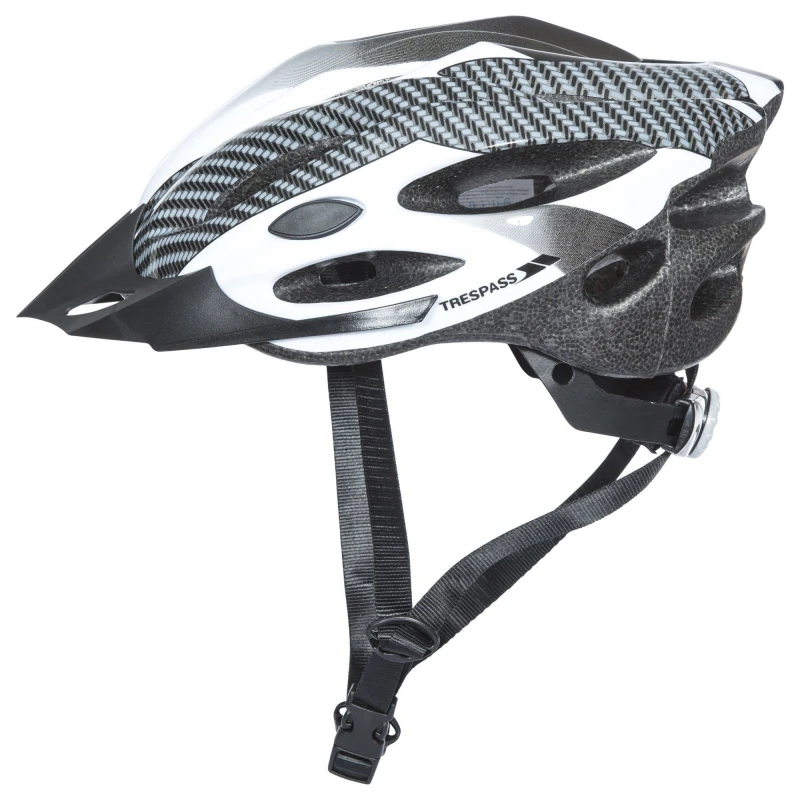 Image of Trespass Trespass Crankster Cycling Helmet in White Size: Small/Large White S/M Unisex 5057819913774