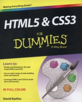 Image of HTML5 & CSS3 for dummies by David Karlins