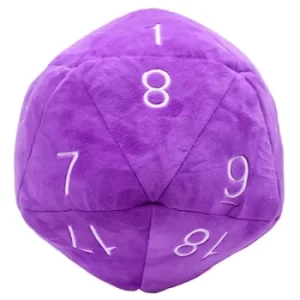 Image of Purple Jumbo Plush D20 Dice