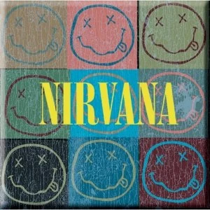 image of Nirvana - Smiley Blocks Fridge Magnet