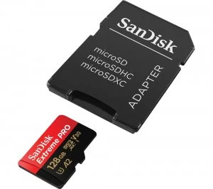 Image of SanDisk Extreme PRO 128GB MicroSDXC Memory Card