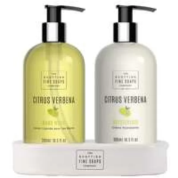 image of Scottish Fine Soaps Citrus Verbena Hand Care Set 300ml