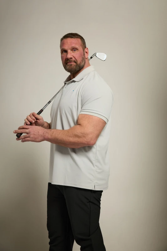 Image of BadRhino Golf Polo Shirt Grey