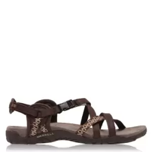 Image of Merrell Terran Lattice Womens Sandals - Brown