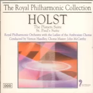 image of The Royal Philharmonic Orchestra Holst: The Planets Suite and St. Paul's Suite 1998 UK CD album TRP007